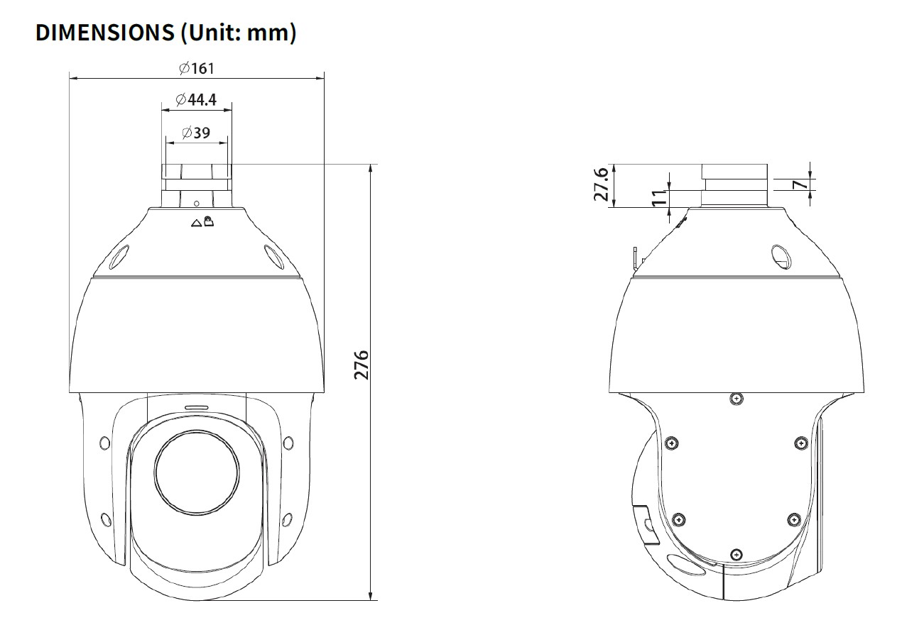 CS-P44S 25XA-G27 Dimension 4